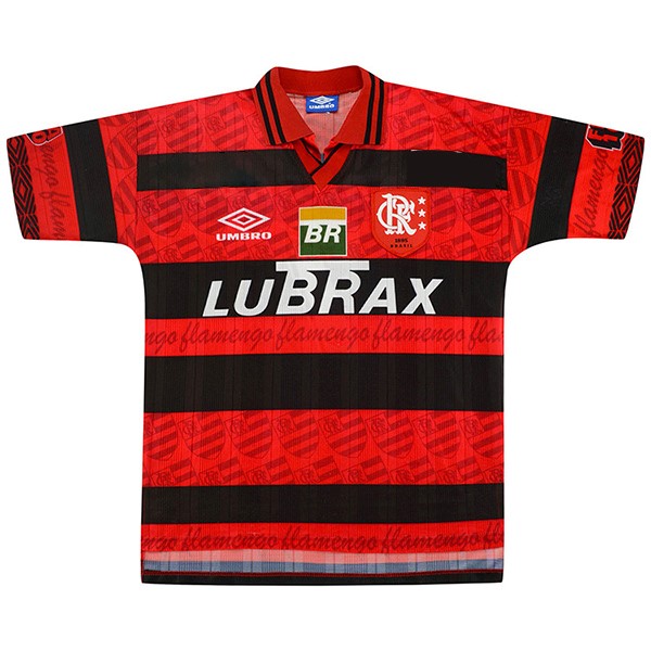 Tailandia Camiseta Flamengo 1ª Kit Retro 1995 1996 Rojo